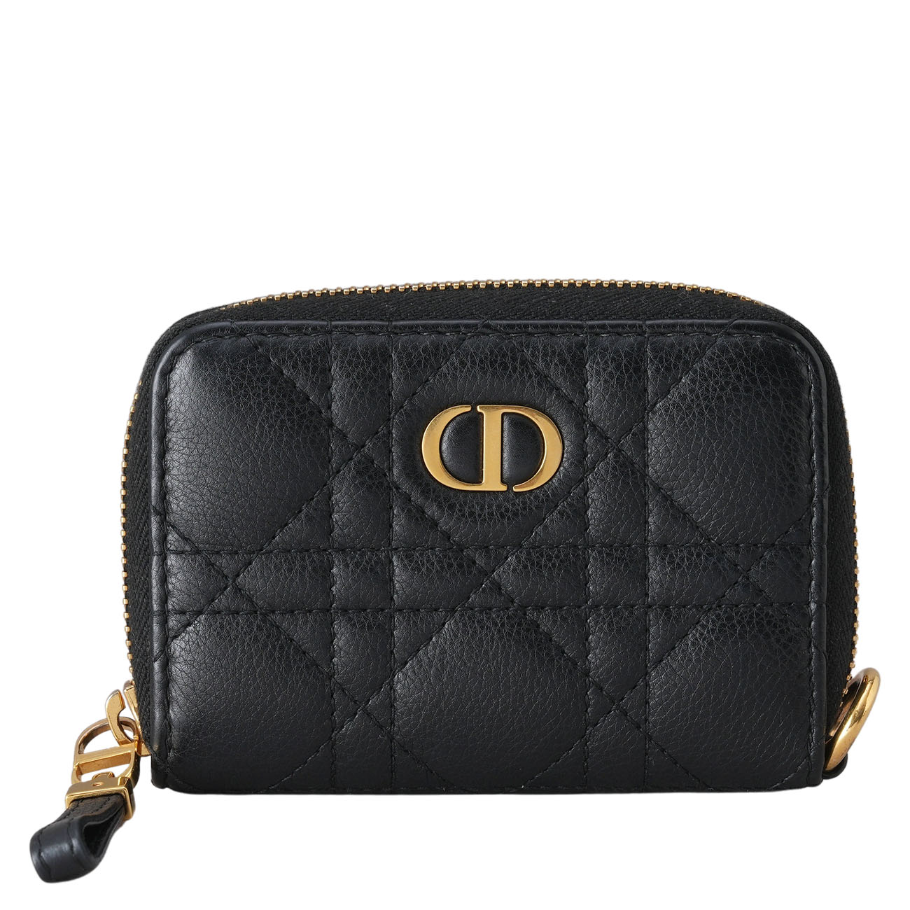 CHRISTIAN DIOR(USED)디올 카로 탈착식 지퍼 카드 지갑
